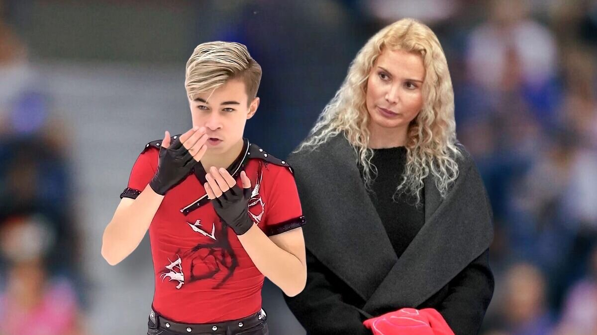    Даниил Самсонов и Этери Тутберидзе© Иллюстрация РИА Новости . РИА Новости / Александр Вильф