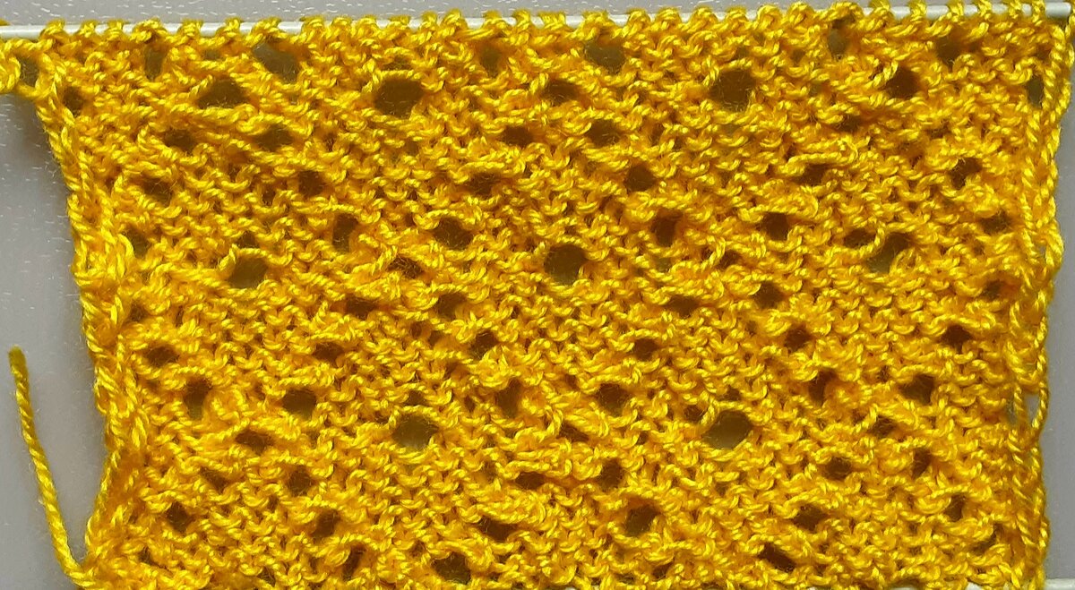 Изнаночная сторона узора.