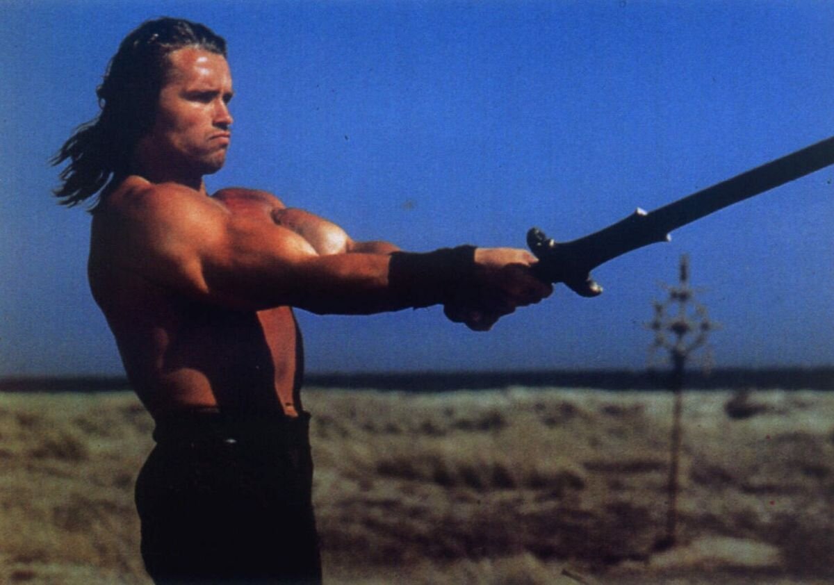 Кадр фильма "Конан-варвар". Изображение из открытых источников.