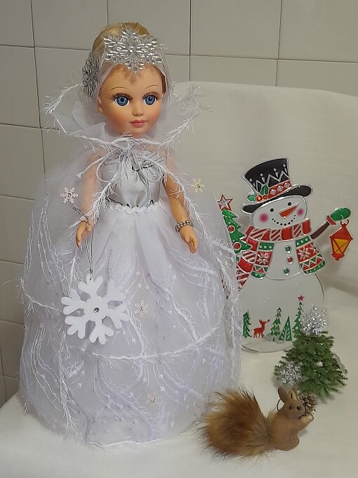 Зимний наряд для куклы Анастасии "Девица-Метелица". Январь, 2023. 