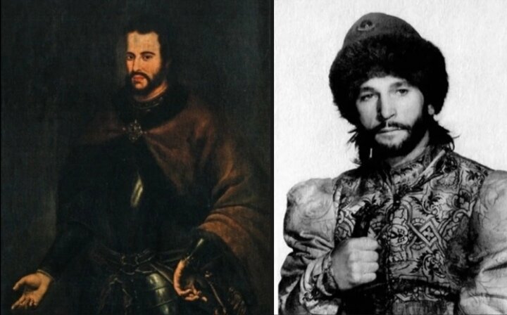 Слева Иоанн V, справа Игорь Тальков, коллаж автора.