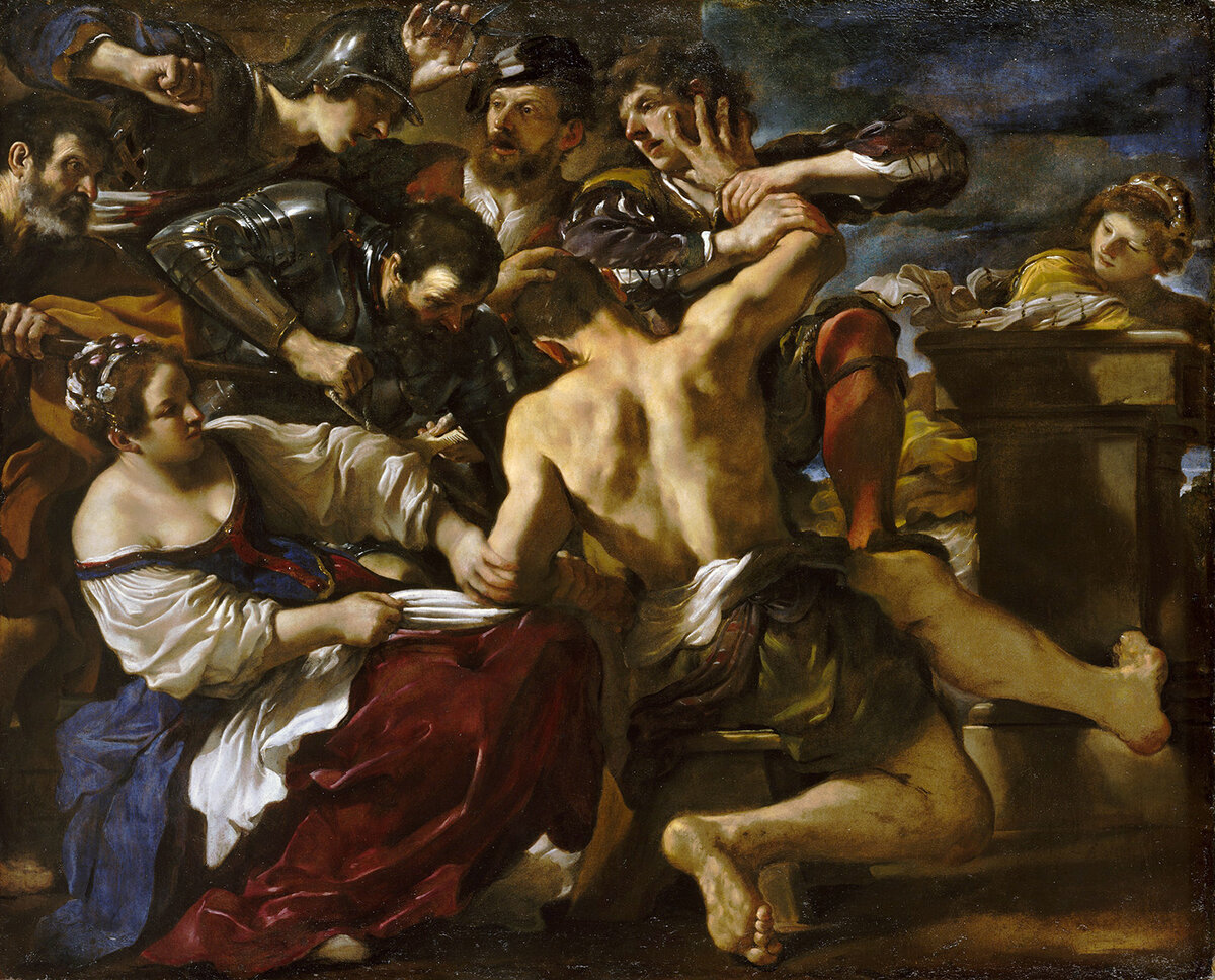 "Самсон в плену у филистимлян", 1619 г. Метрополитен-музей