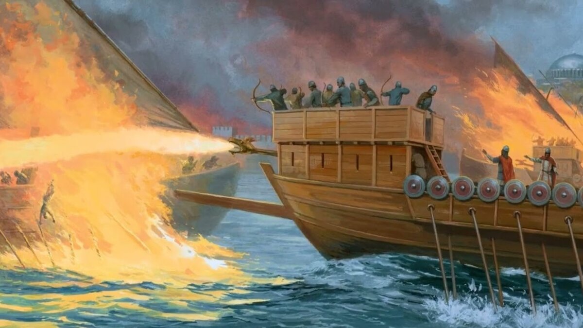 Бои на море просто огонь!