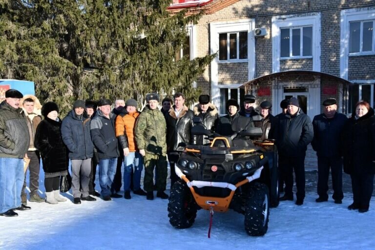    Фермеры Тоцкого района передали военнослужащим новый квадроцикл Елена Шкатова