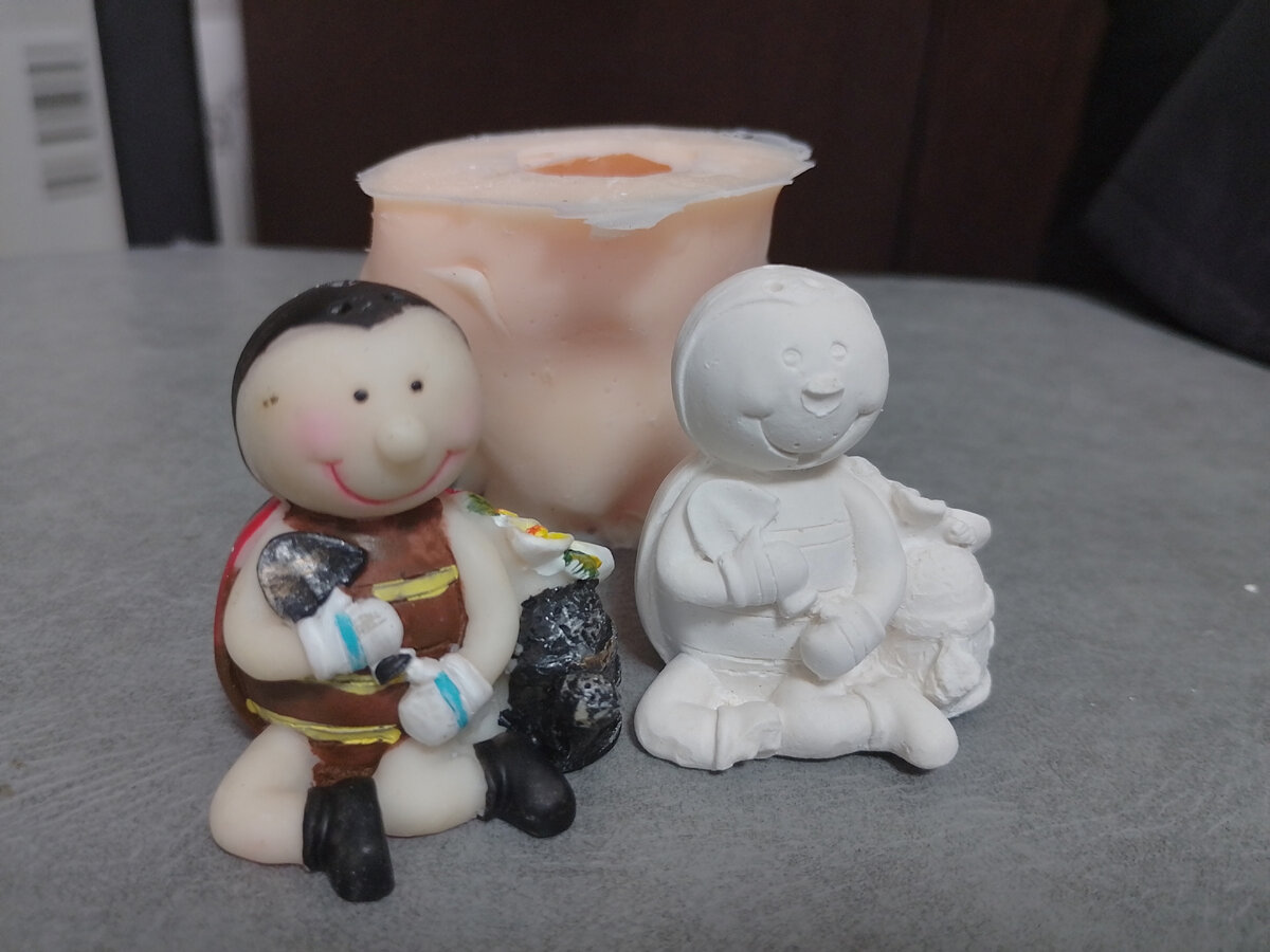 Первые результаты  , нос нога и лейка отвалились 