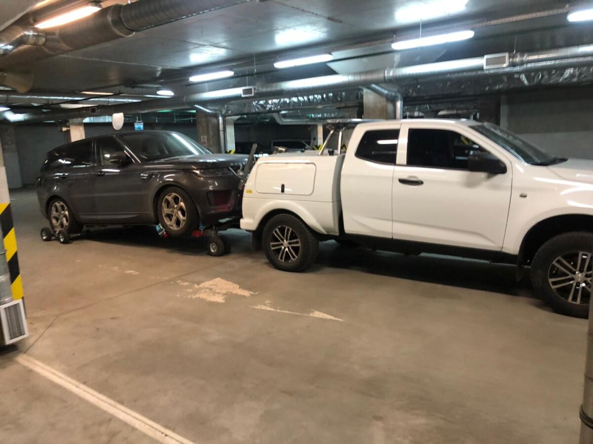 Эвакуация из паркинга методом частичной погрузки от компании Авиакар