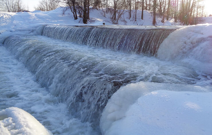 Водопад зеленый город нижегородская