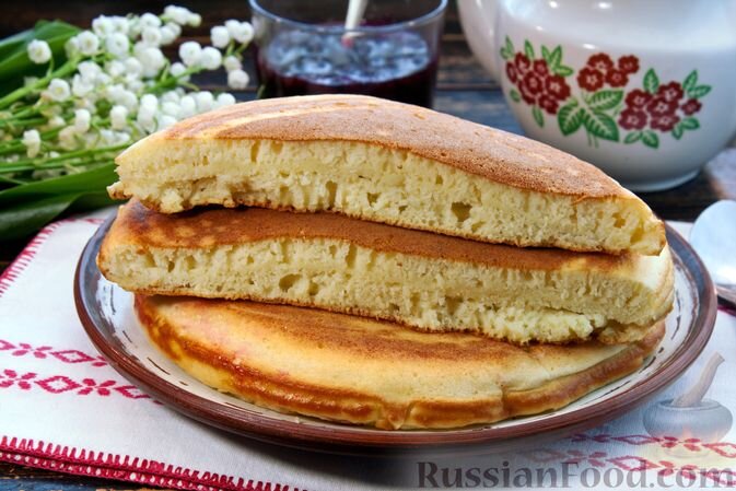 мука, сметана, молоко, яйца, разрыхлитель, сахар, соль, масло растительное