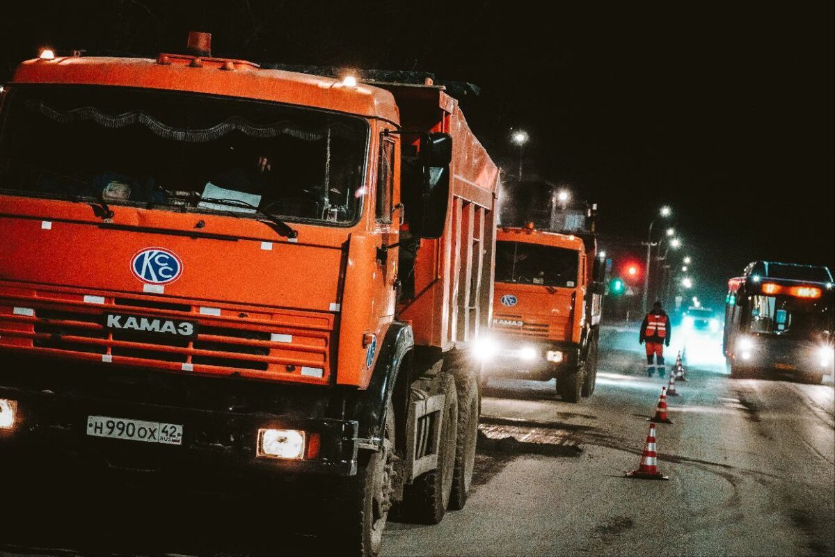 Ремонт Волгоградской улицы. ФОТО: администрация города Кемерово 