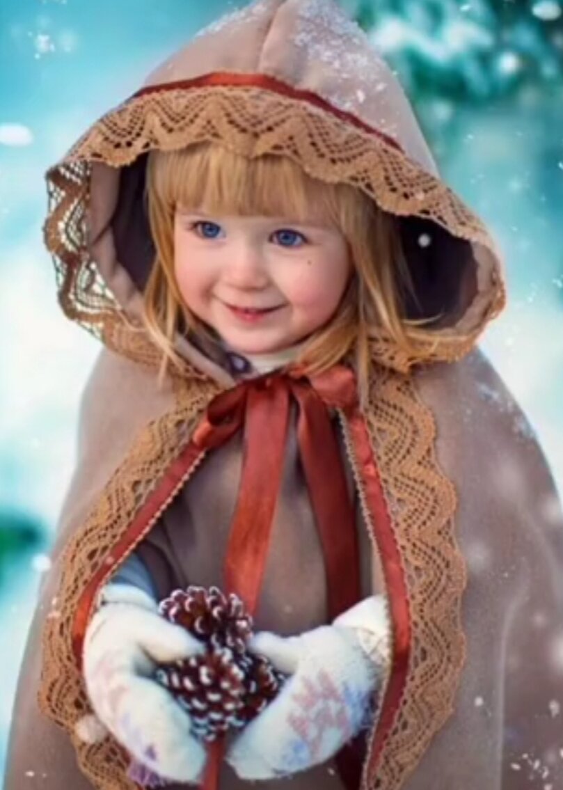 Прелестная девчушка...