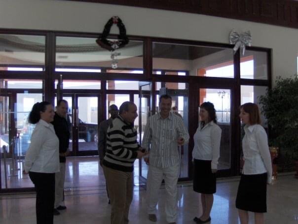 Встречаем министра туризма Египта на открытии нашего отеля Titanic Beach в Хургаде. Фото автора