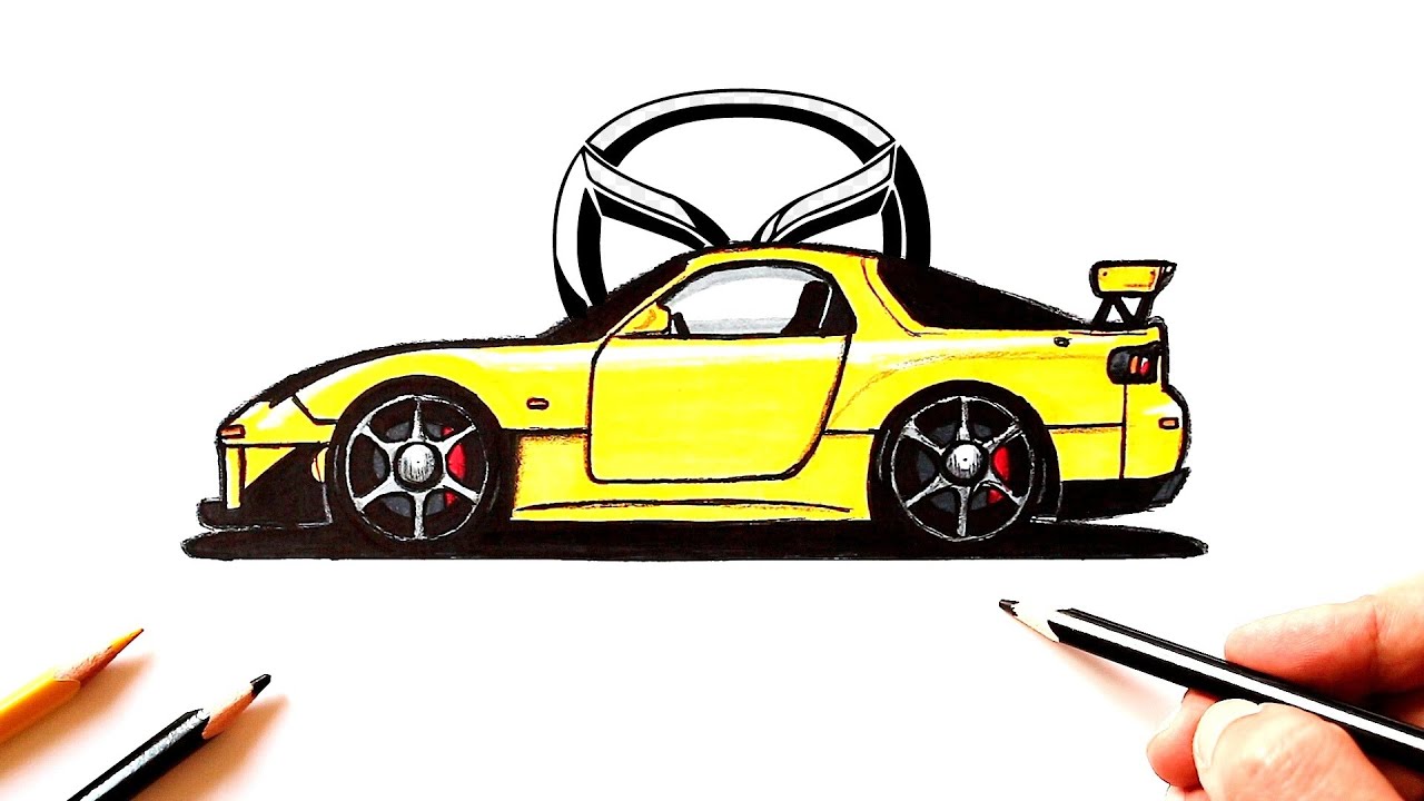 Раскраска Mazda 6