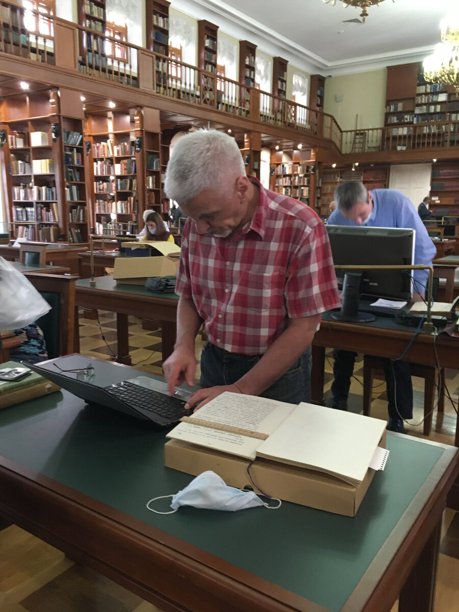 Читальный зал в мае 2021.