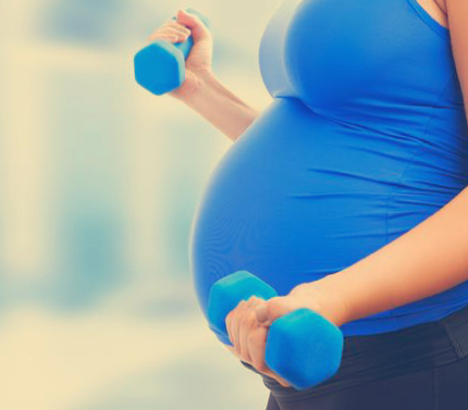 Занятия спортом сопровождали всю мою беременность