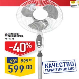 Цена на вентилятор, до появления аномальной жары
