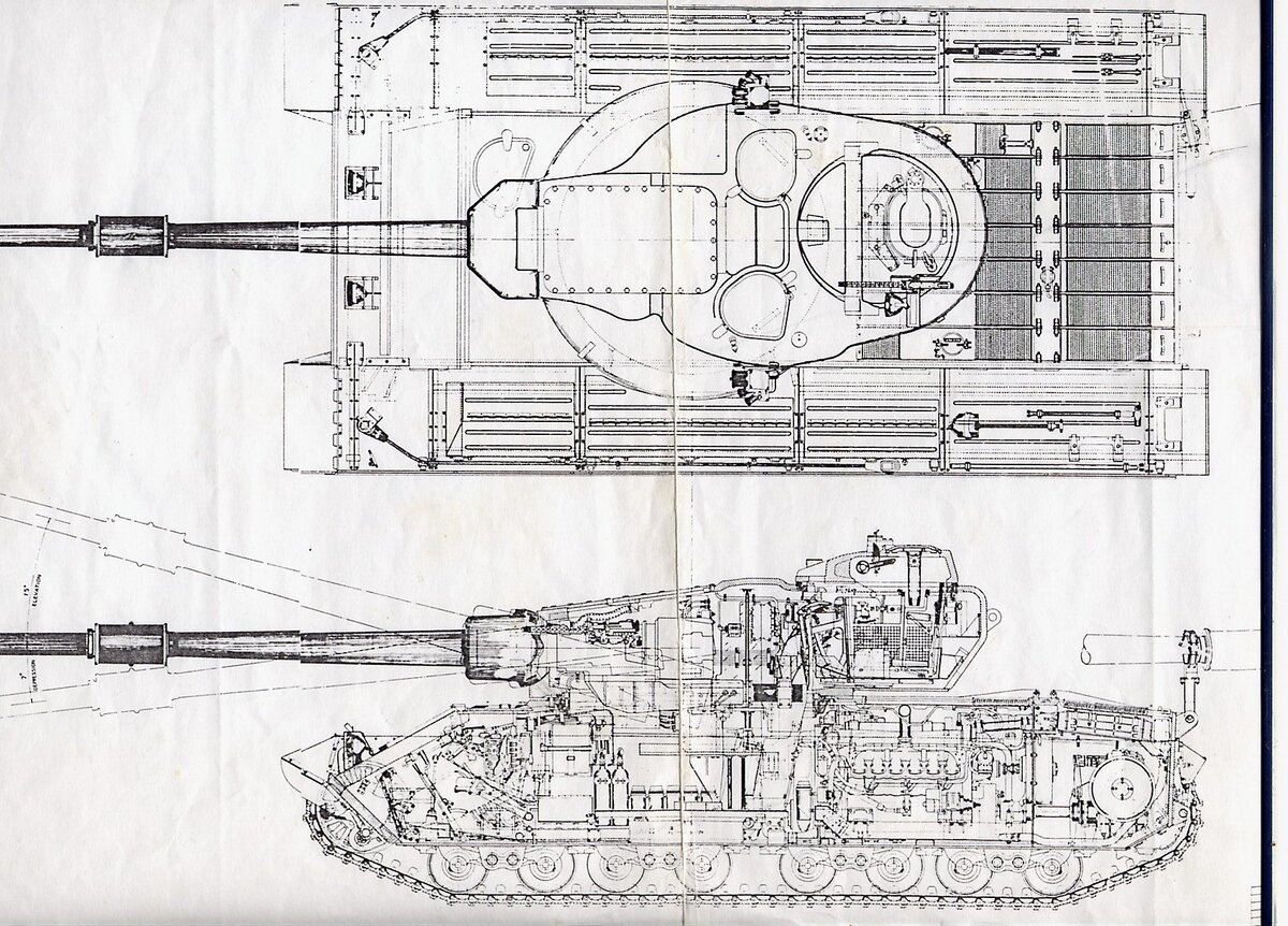 Conqueror танк чертеж