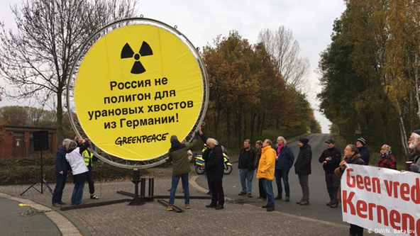 Протест немцев и голландцев 17 ноября 2019 в Гронау
