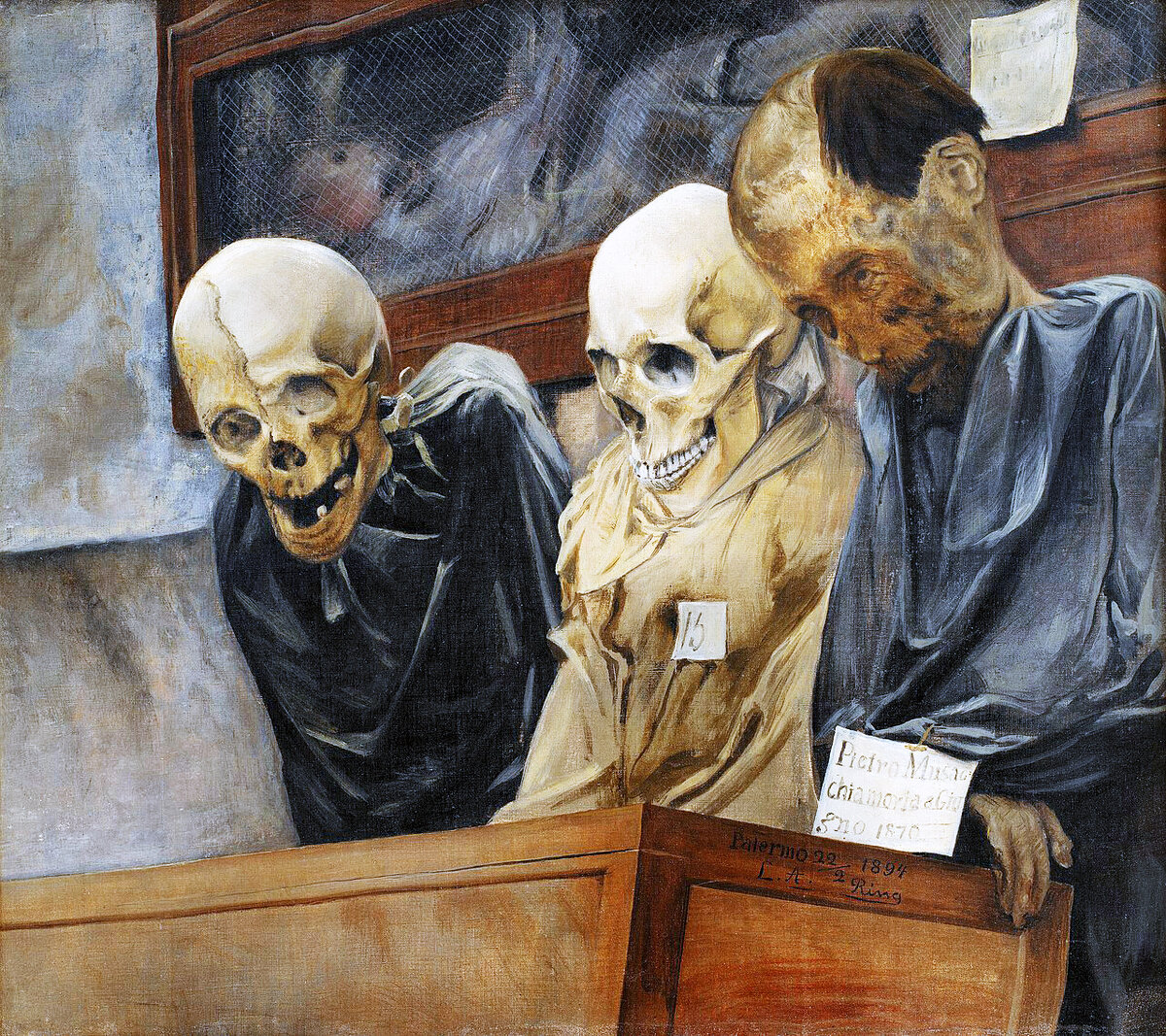 Три склонившихся головы из Монастыря капуцинов в Палермо. 1894. Государственный музей искусств (Копенгаген, Дания)