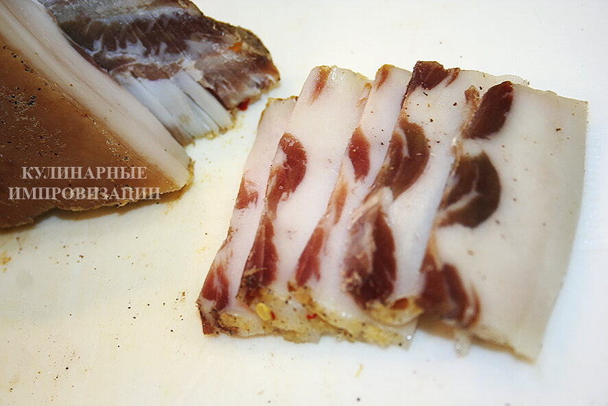 Готовая грудинка