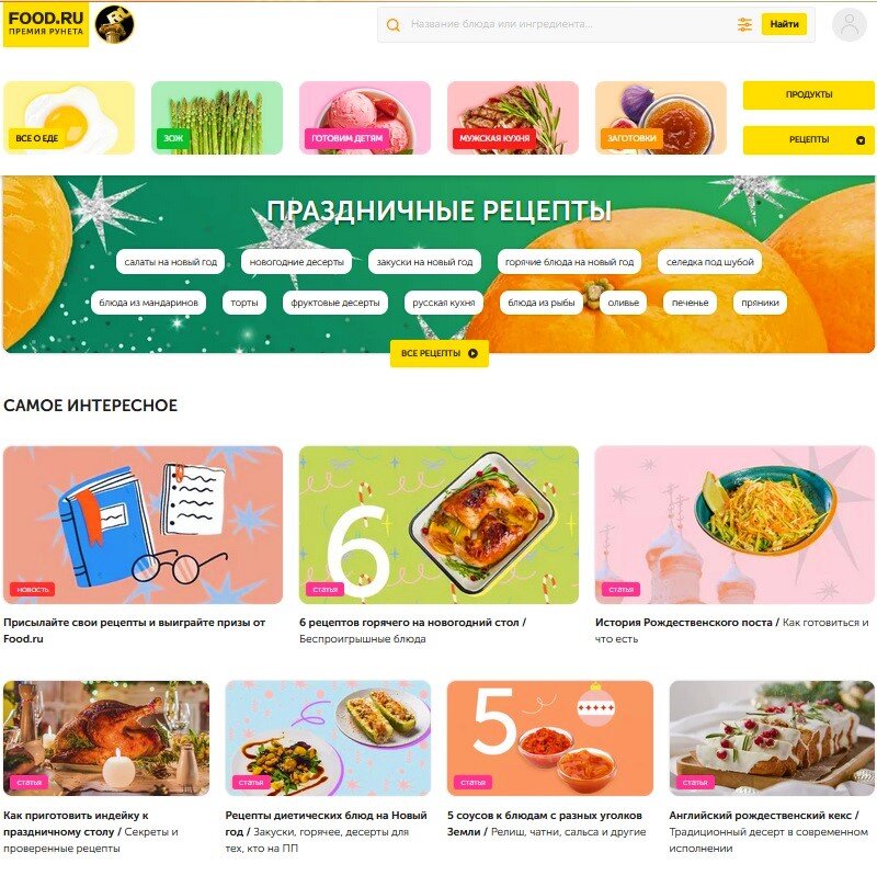 Кулинарные рецепты