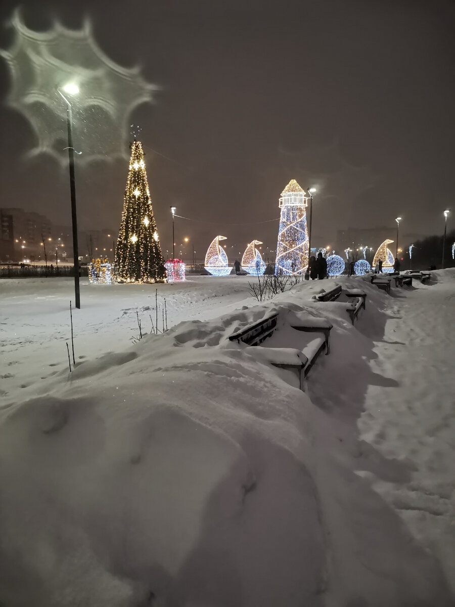Так выглядел парк "Озеро Долгое" в конце декабря.