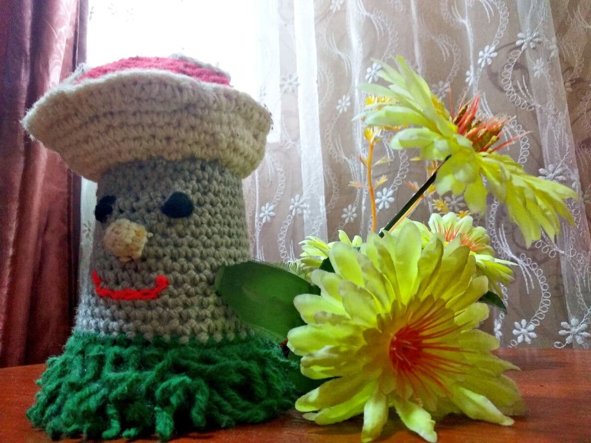 вот такие грибочки и цветочки у нас были