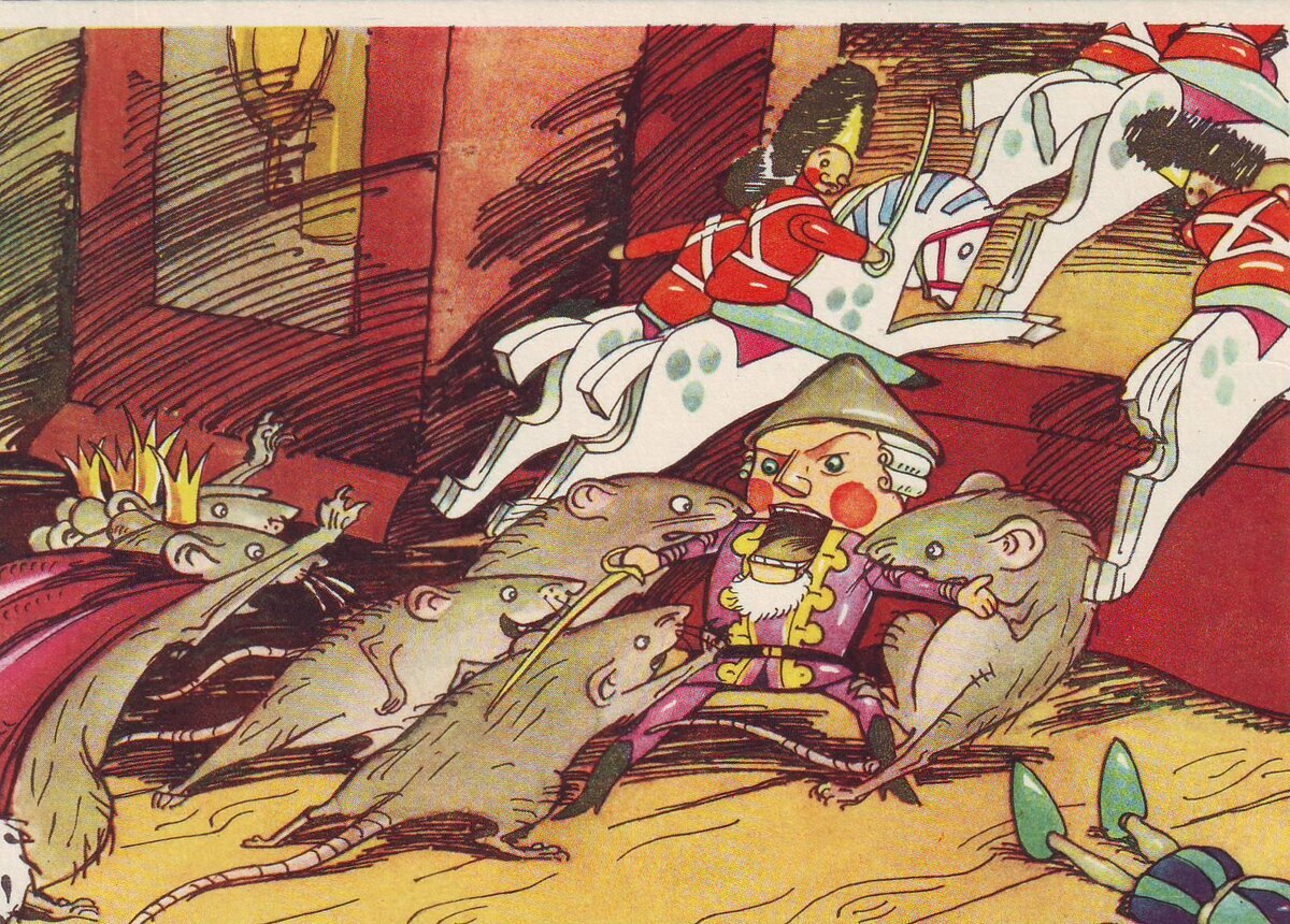 Иллюстрация на детской открытке