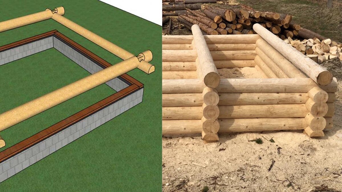 Как построить сруб дома