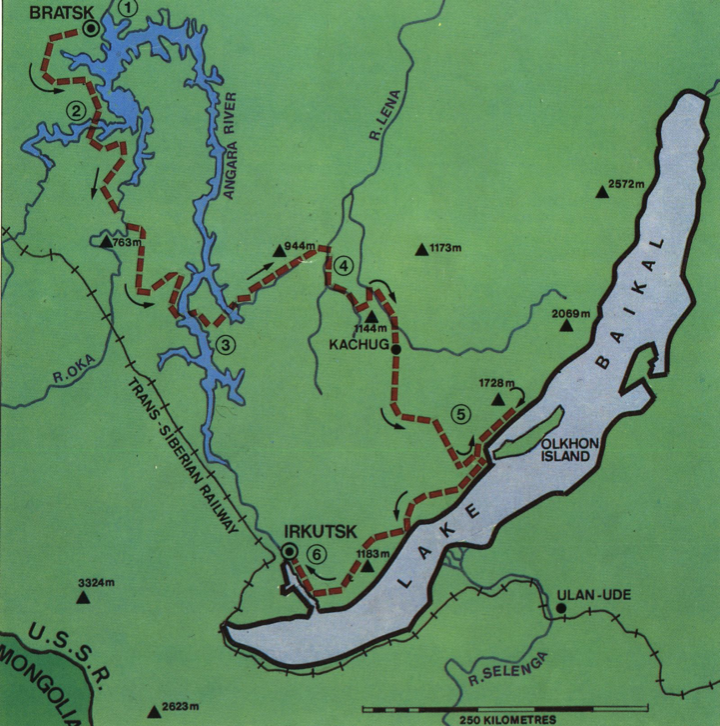 Маршрут Camel Trophy 1990 года