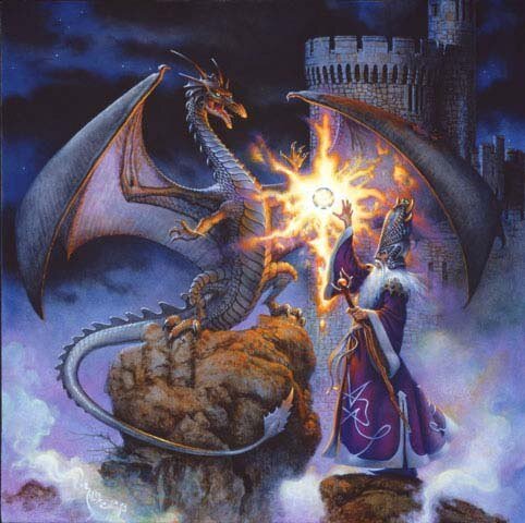 Картина художника Don Maitz по которой создан дизайн.