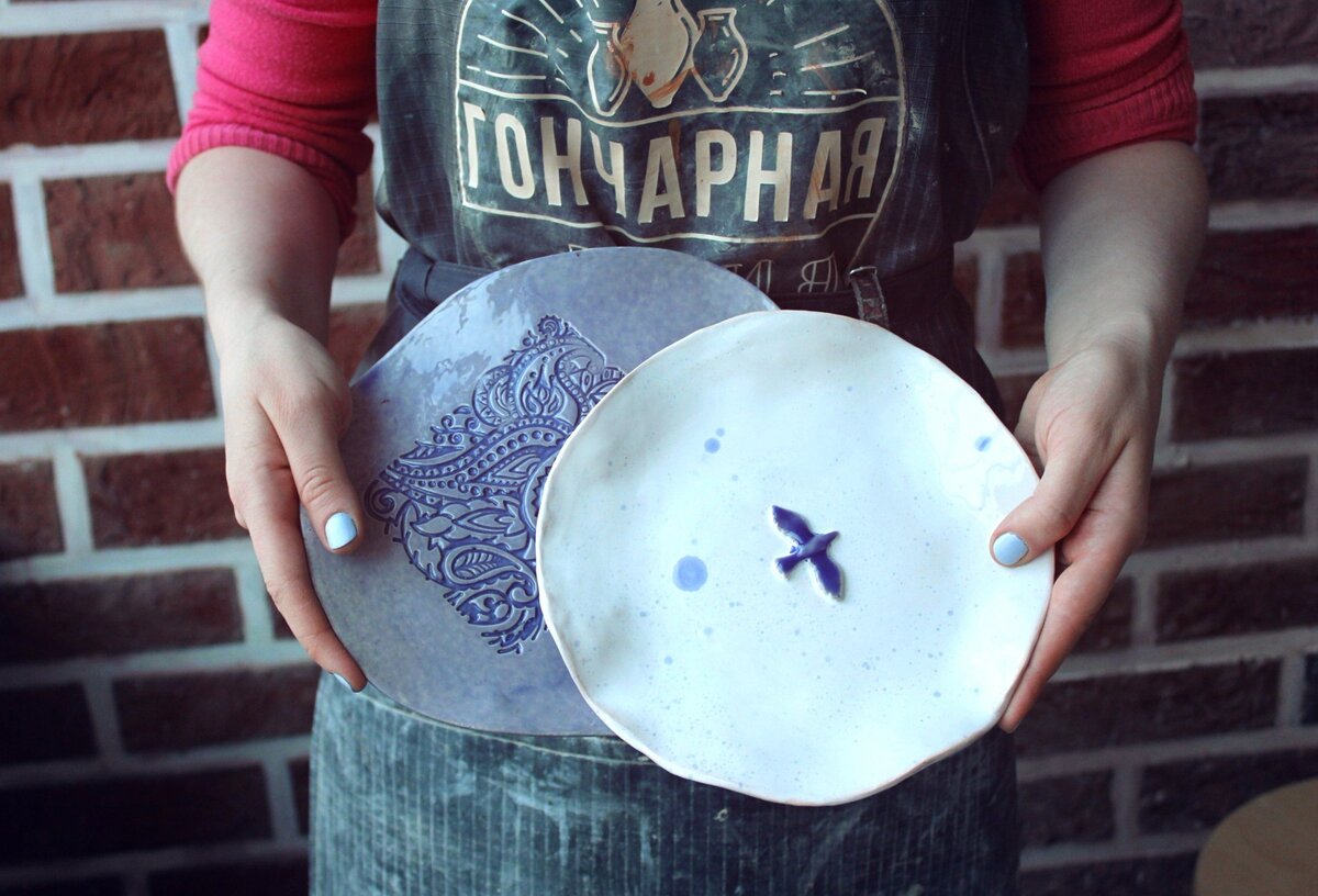 Техника росписи глазурью. Жидкое стекло. 