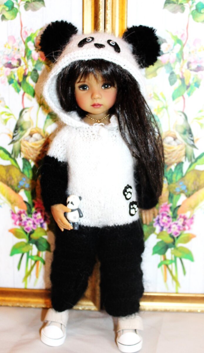 Фото получилось не очень четким, но таким милым, не могу не показать.