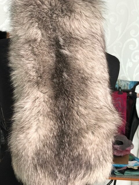 Пошив жилета из меха песца. Ателье Ирины Берзиной.