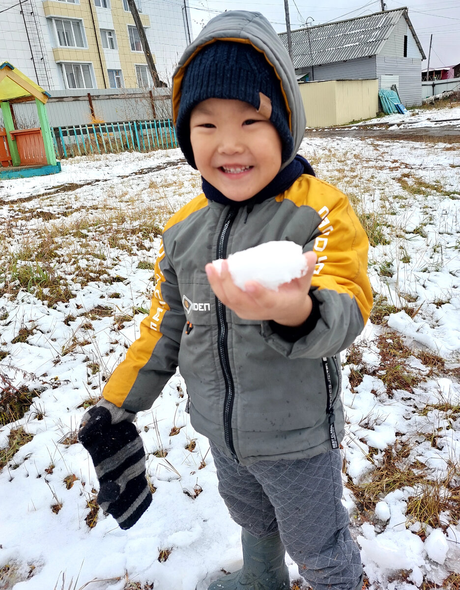 ура! Снег!Фото автора