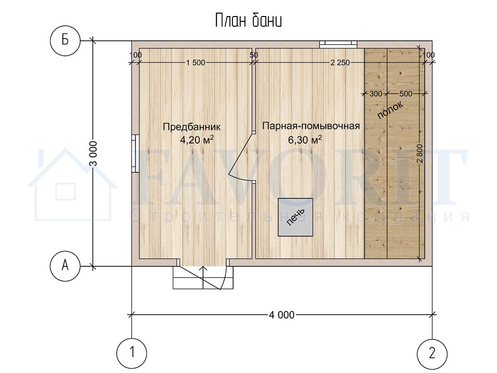 Баня 6 на 4