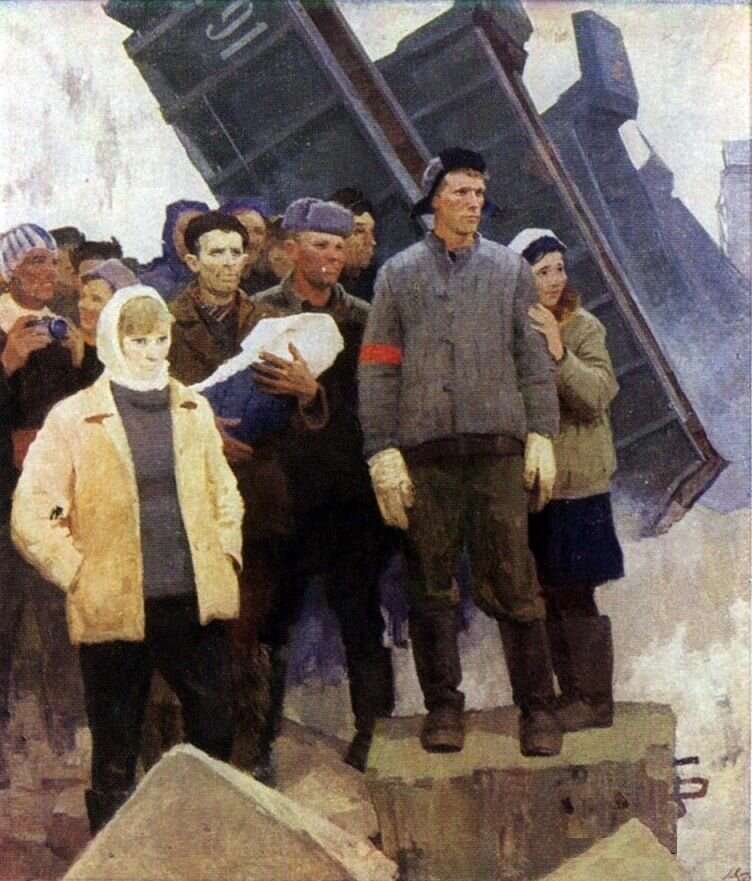 Картина социальная работница