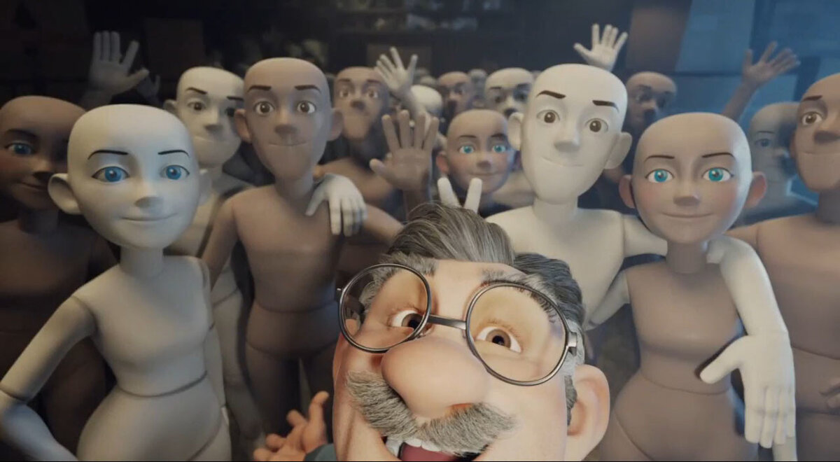 Кадр из одного мультфильма, который есть в сегодняшней подборке доброты