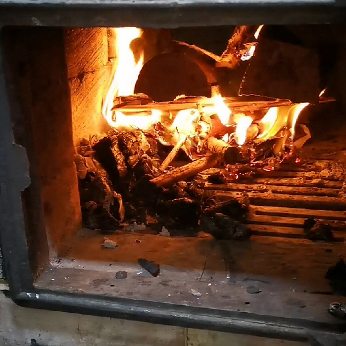 Топочная часть в моей печи