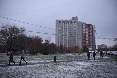    Первый снег ©Мария Шуревская РИАМО