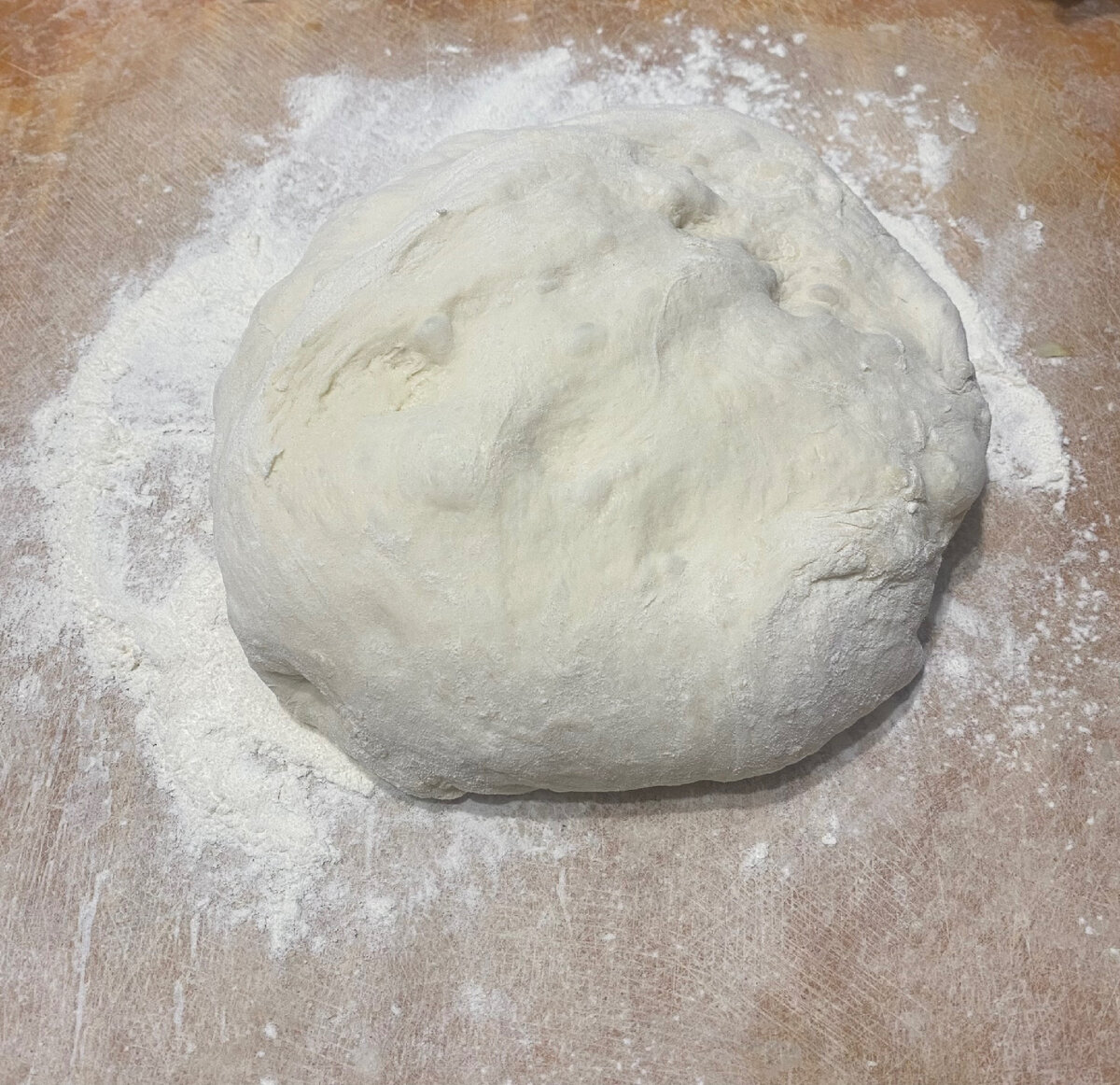 Вот такое тесто у вас должно получится 