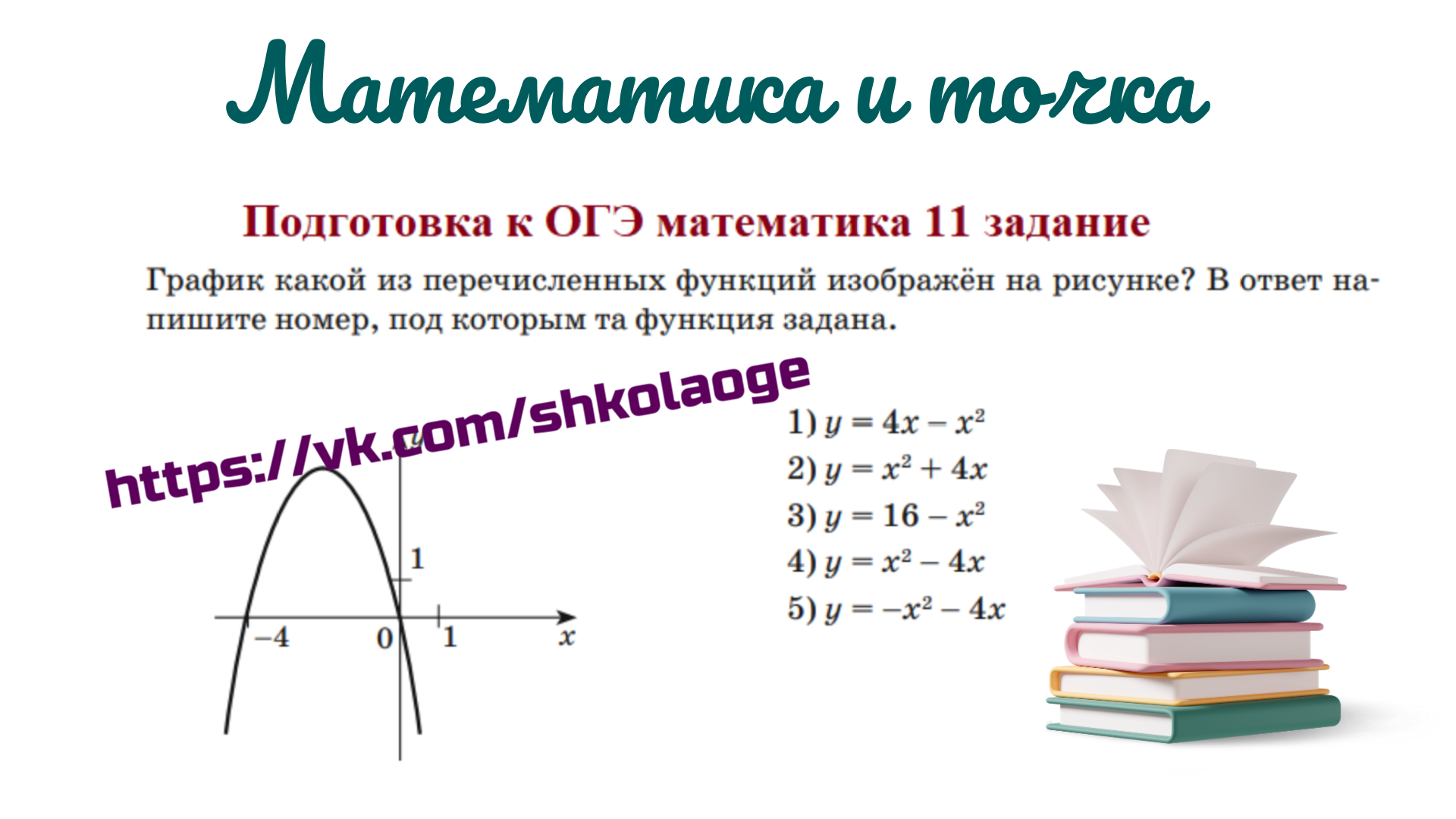 Подготовка к ОГЭ математика 11 задание. Решаем устно | Математика и точка |  Дзен