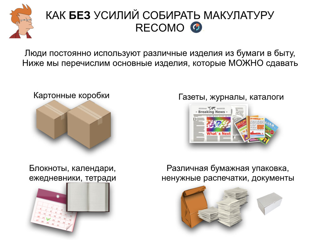 Как собирать макулатуру