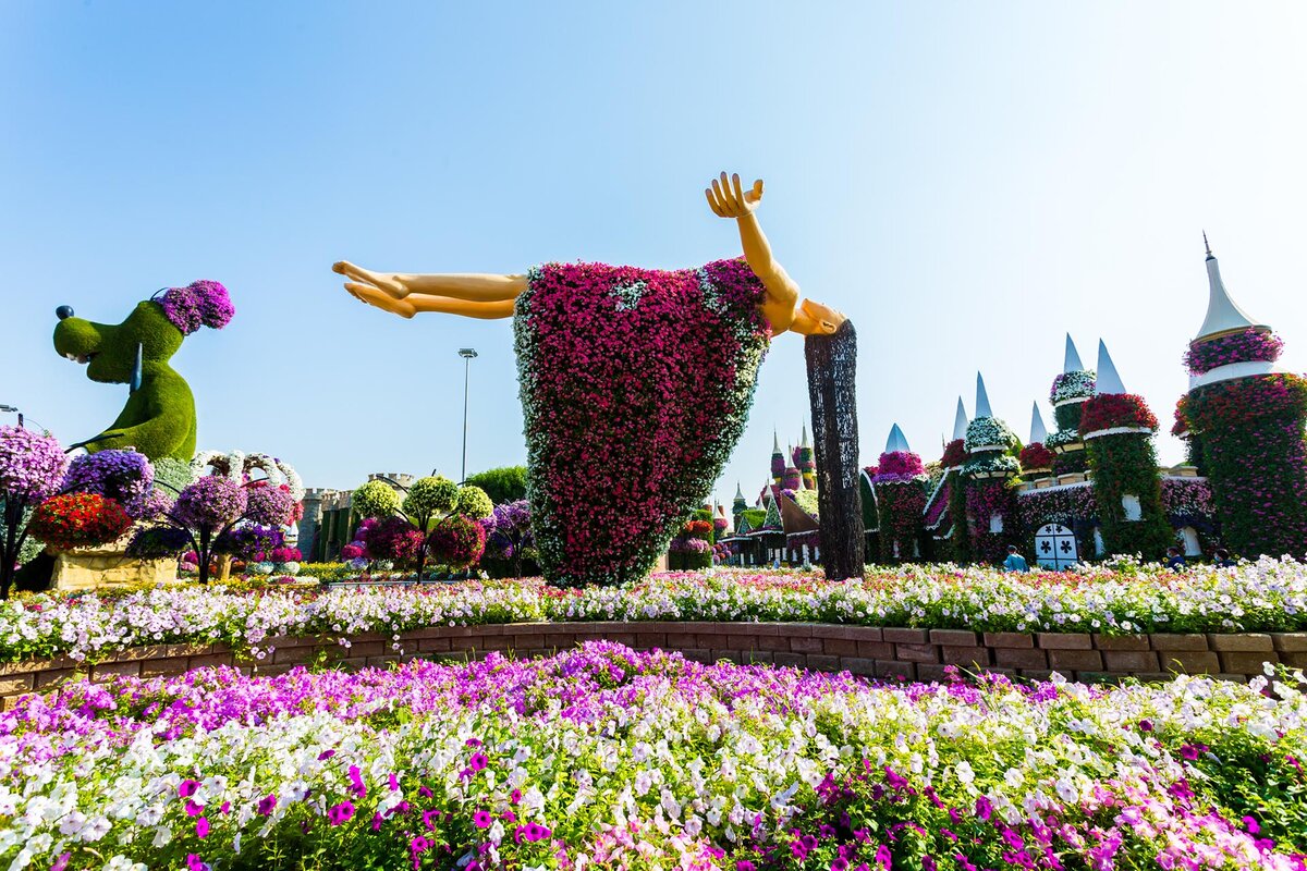 Dubai Miracle Garden a380