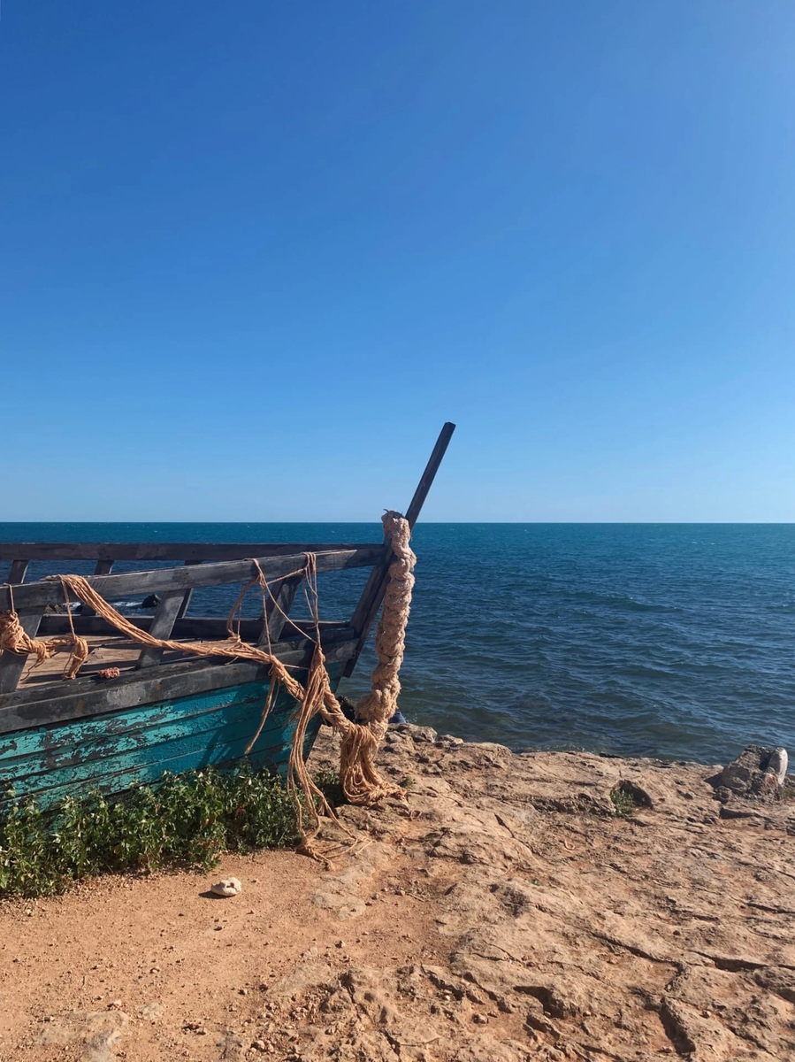 Старик пришёл к морю и сел на берегу. Его палка, с которой он приковылял к скалистым берегам дикого пустынного пляжа, мирно лежала рядом, пока он расположился на гладком камне. Валун этот был обтёсан волнами настолько искусно, что почти блестел на солнце, словно трон и манил всех приходящих.
⠀
Скалы же, нависшие над берегом, были пористыми, словно губка. Много лет они впитывали солёные брызги, хранили секреты и тайны, что нашёптывали им волны и люди. Вот и в этот раз человек пришел поделиться с морем своими думами.
⠀
Старик был ещё не совсем старик, мужчина лет шестидесяти пяти, полностью седой, а на южном полуденном солнце ставший совсем  белый. «Совсем как барашек на верхушке волны, бегу вперёд, гонимый ветром», - посмеялся он сам над собой и закурил самокрутку. Дым тут же унесло прочь - такой ветер сегодня был на побережье.
⠀
Это было на руку старику. Он хотел побыть один, пообщаться с морем, чтобы покинуть его навсегда. Посадил дерево, построил дом, родил сына, казалось бы, все мечты сбылись, и осталось только с достоинством встретить старость, приглядывая за до черноты загорелыми внуками на берегу моря, но судьба распорядилась иначе. Сын с внуками уехал, а старик упал и сломал ногу, да так, что ходить ему совсем стало невмоготу. Хрупкие кости срослись неправильно, и нога стала ему злейшим врагом: выла на погоду, подворачивалась на лестнице четвёртого этажа, чудила по ночам. Он почти забыл, как это, спать без боли.
⠀
Сын звал к себе. Брось все и переезжай, мы тут за тобой будем ухаживать. Отведём к лучшим врачам, поставим на ноги.
⠀
Долго старик колебался, взвешивал все за и против и тут принял решение. Ехать к сыну. Но прежде пойти и попрощаться с морем. Поговорить или помолчать. Море бы все равно услышало его.
⠀
Рядом у ног старика лежала его палка. Вдруг она показалась ему змеей, притаившейся на камне. Ждёт, чтобы снова причинить боль. Выжидает время. Старик встрепенулся и подскочил. От неожиданности у него получилось встать самому. Он неловко разделся и поковылял к воде. Заходить по таким булыжникам было смерти подобно, но он ее давно не боялся.
⠀
Первые солёные капли почти обожгли его. А потом ноги окутала невероятная прохлада. Старик отдался волнам, подавшись вперёд и поплыл, а нога перестала болеть и вела себя так, будто он был пятилетним мальчишкой.
⠀
Палка, оставшаяся на берегу, больше была не нужна.
⠀
Старик понял, что никогда не сможет покинуть свой город и уехать в далекий северный край.
Море лечило его раз за разом, и разве он вправе был его предать?