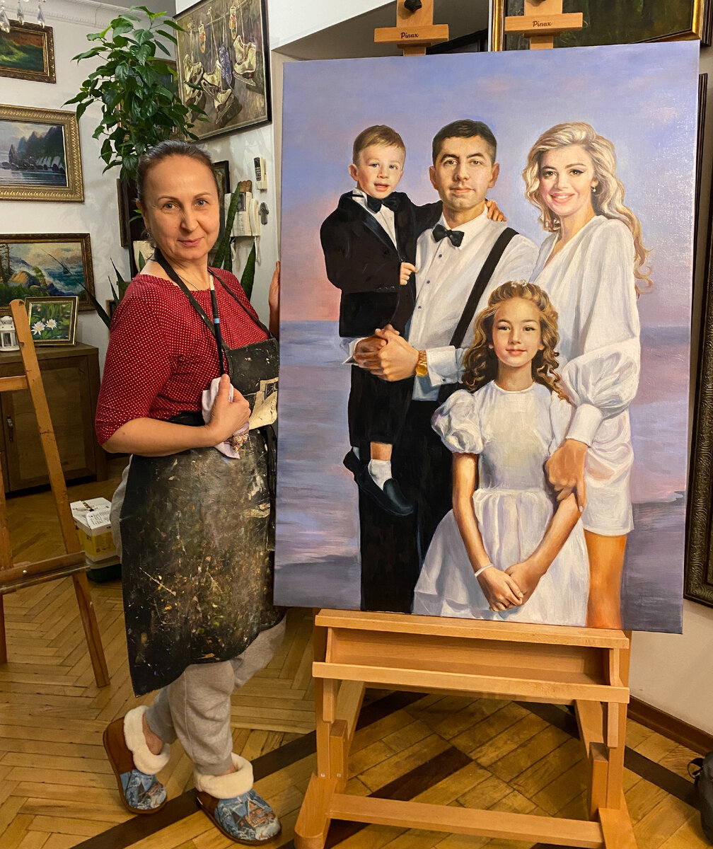 Семейный Портрет/ Автор Оксана Лапшина декабрь 2022