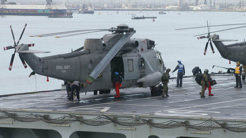     Вертолёт Sea King ВМС Великобритании Gettyimages.ru Chris Ison — PA Images/PA Images