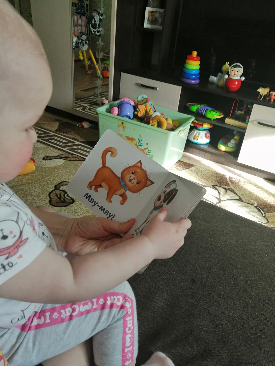 Для первых книг малыша лучше выбирать те, где на одной странице одно изображение. 