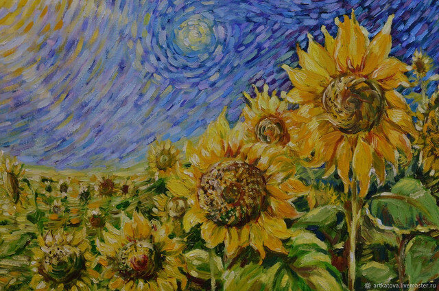 Винсент Ван Гог Подсолнухи.