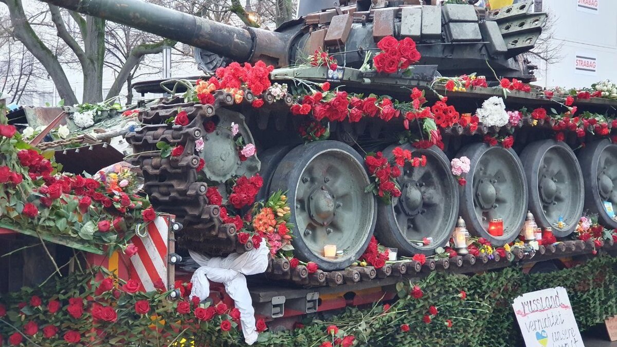 Русский танк дошел до Берлина