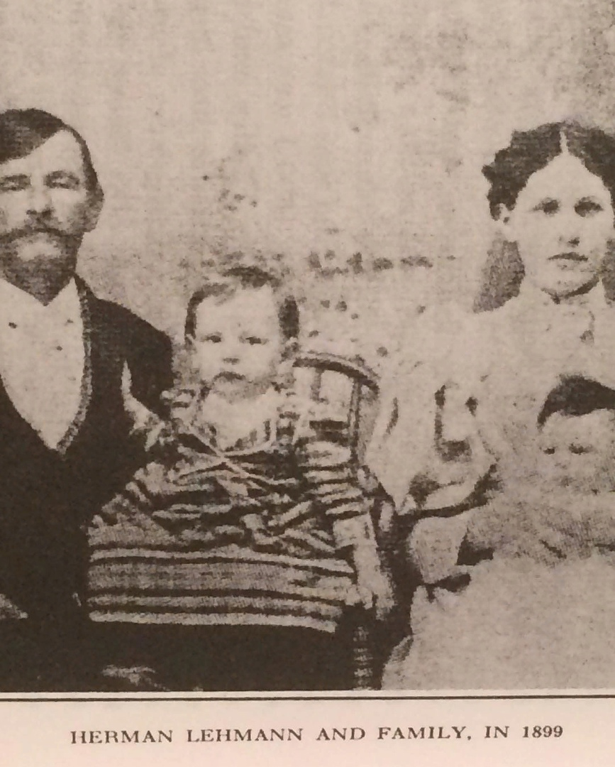 Герман Леман с семьей, 1899 год.